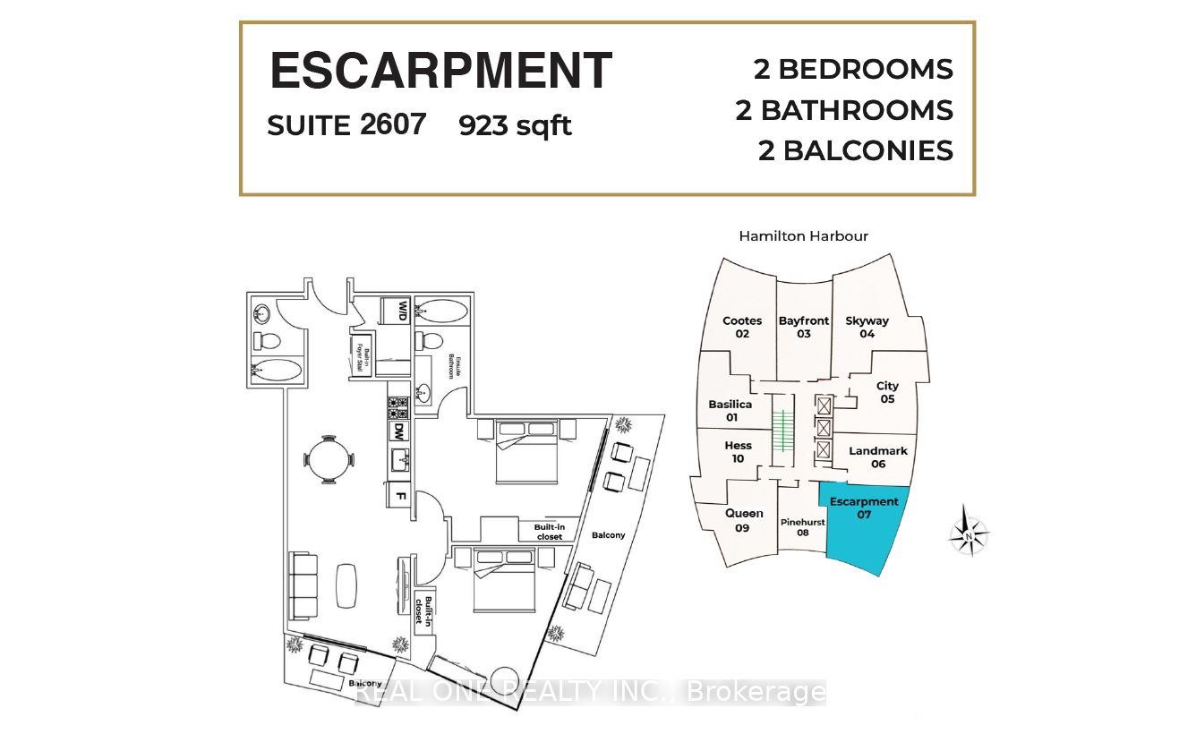 Additional image 2 of 2307-20 George Street, Hamilton, ON, L8P 0C4