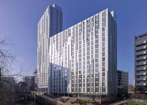 Affinity Riverside, 32 Quay Street, Salford M3, Studio to rent