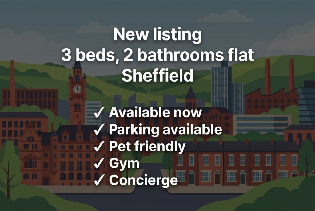 3 bed flat to rentThomas Street, Sheffield S3