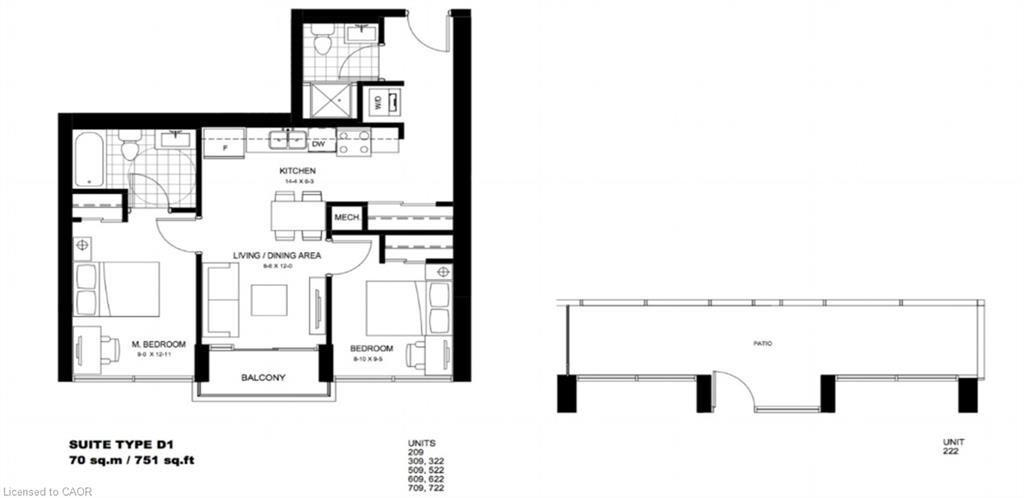 Additional image 2 of 509-251 Hemlock Street, Waterloo, ON, N2L 0H2