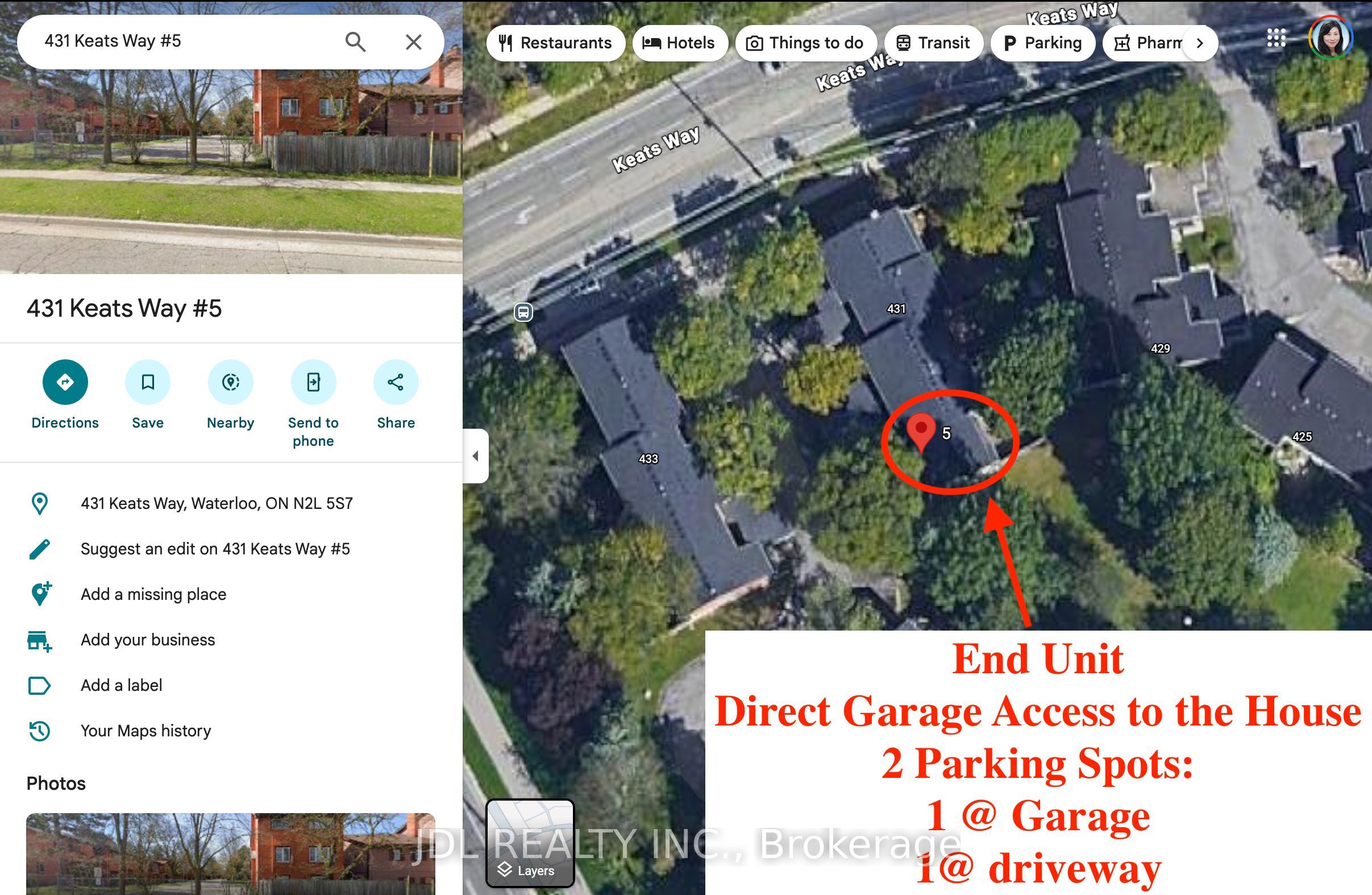 5-431 Keats Way, Waterloo, ON, N2L 5S7 photo 3