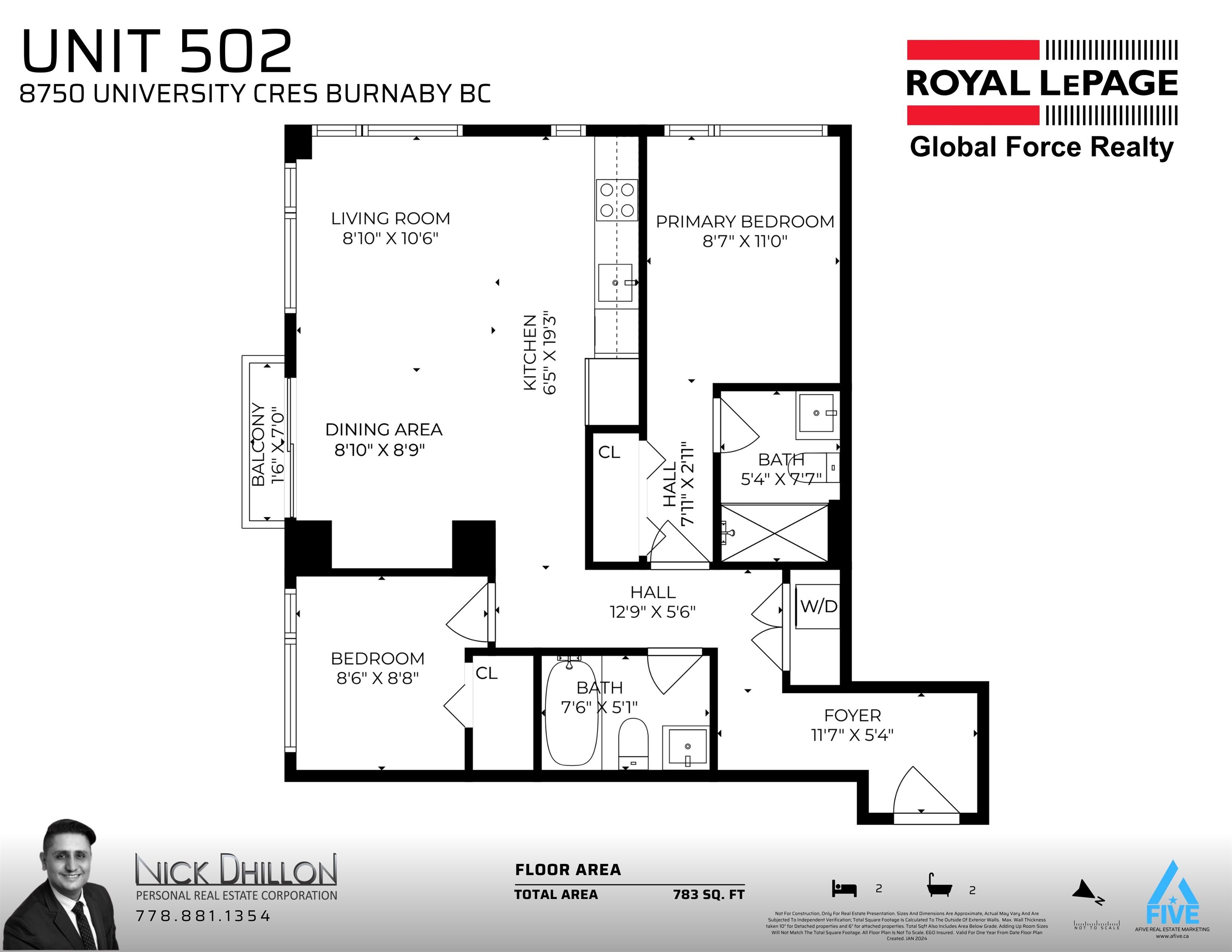 Additional image 3 of 502-8750 University Crescent, Burnaby, BC, V5A 0G9