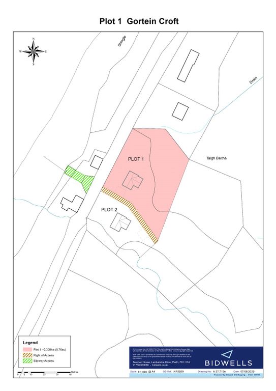 Land for saleDevelopment Plot 1 At Gortein, By Loch Fyne, Cairndow, By Loch Fyne, Argyll And Bute PA27 photo 2
