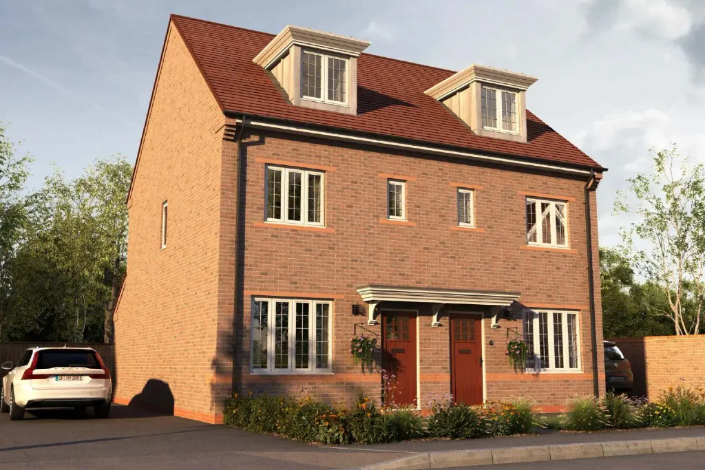 3 bed semi-detached house for sale"The Mcqueen" at Alcester Road, Shottery CV37