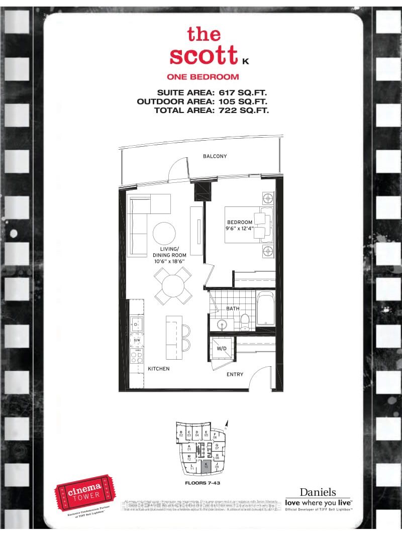 Additional image 3 of 2710-21 Widmer Street, Toronto, ON, M5V 0B8