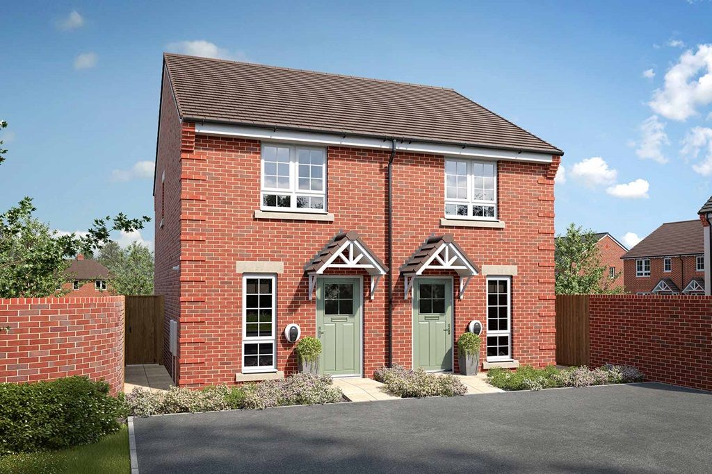 2 bed semi-detached house for sale"The Avonsford - Plot 49" at Abbey Grange, Off Abbey Lane, Evesham WR11