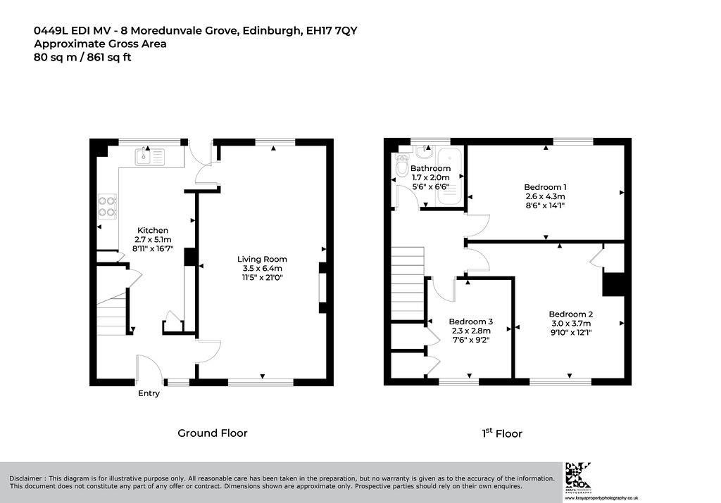 Additional image 19 of 3 bed terraced house to rentMoredunvale Grove, Edinburgh EH17