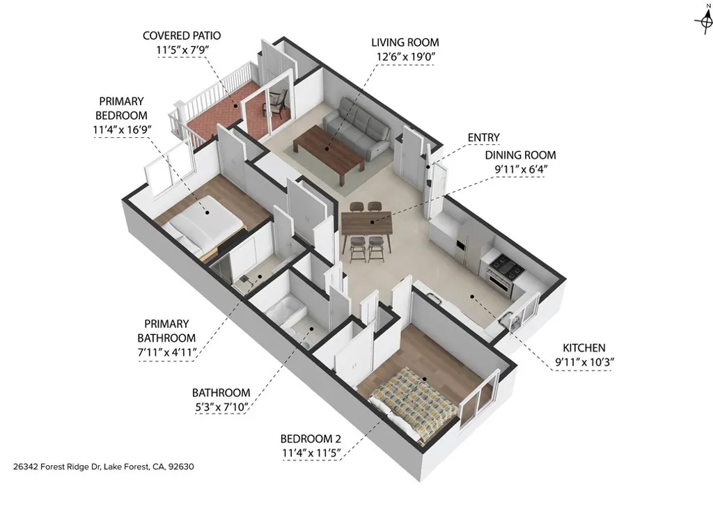 26342 Forest Ridge Dr Unit 1C, Lake Forest, CA 92630