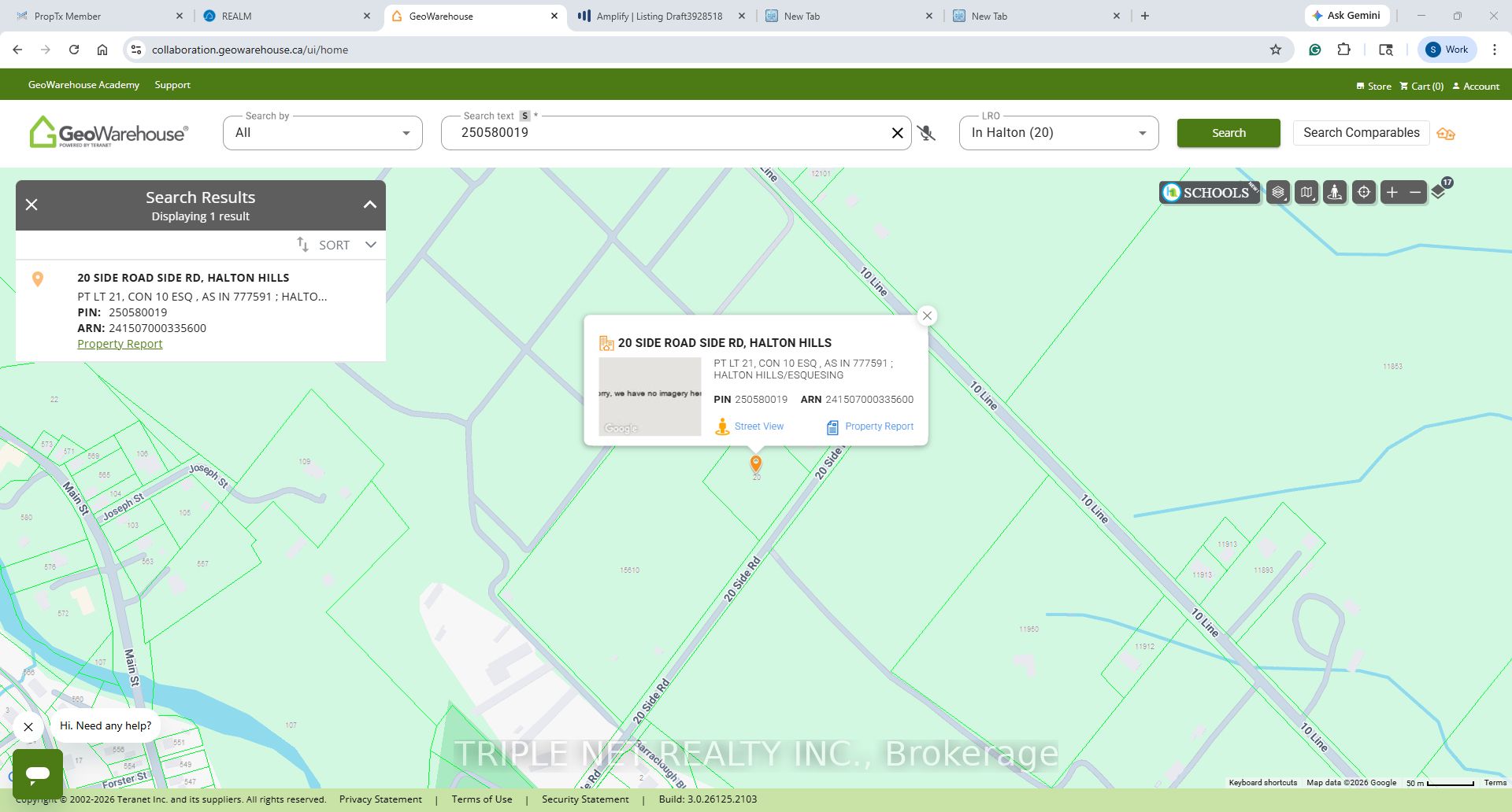 20 Side Road., N/a, Halton Hills, ON, L4G 4S7