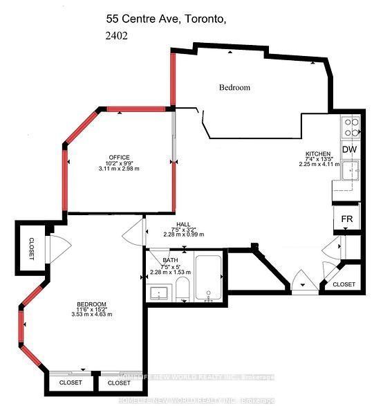 Additional image 3 of 2402-55 Centre Avenue, Toronto, ON, M5G 2H5