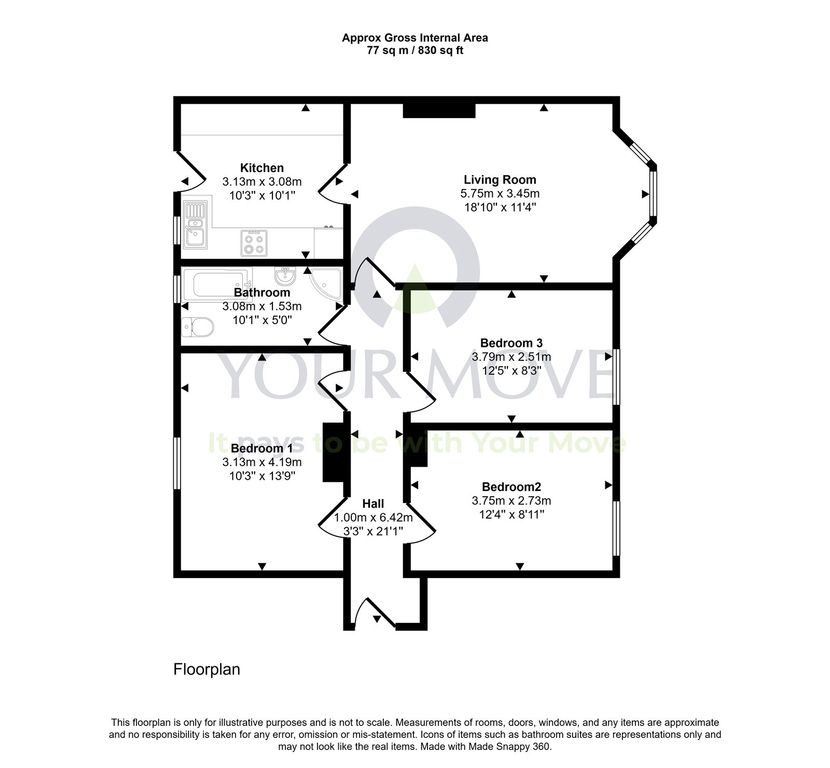 Additional image 21 of 3 bed flat for saleNithbank Avenue, Dumfries, Dumfries And Galloway DG2