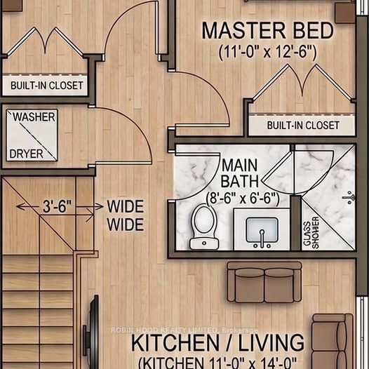 Additional image 3 of 2-553 Hughson Street N, Hamilton, ON, L8L 4P1