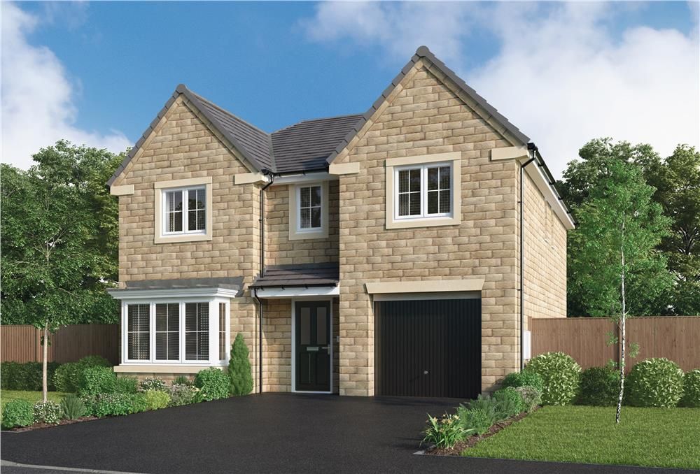 4 bed detached house for sale"Denwood" at Woodhead Road, Honley HD9