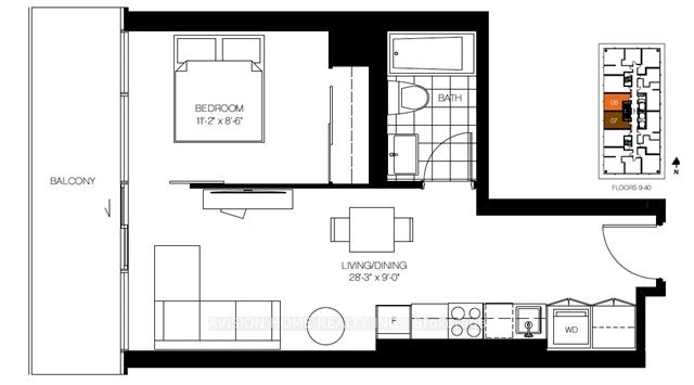 Additional image 3 of 1407-50 Charles Street, Toronto, ON, M4Y 0C3