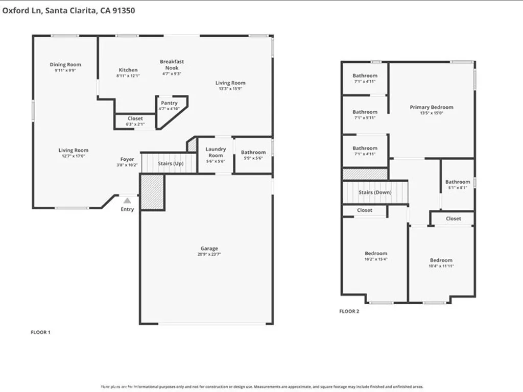 22648 Oxford Ln, Saugus, CA 91350