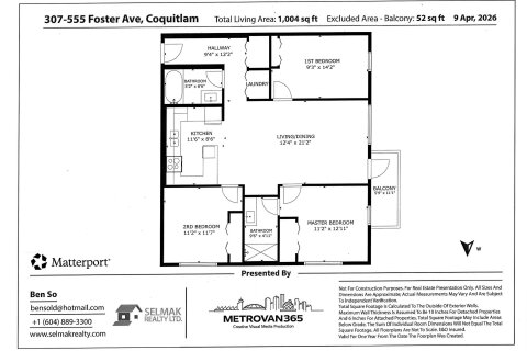Additional image 8 of 307-555 Foster Avenue, Coquitlam, BC, V3J 0B6