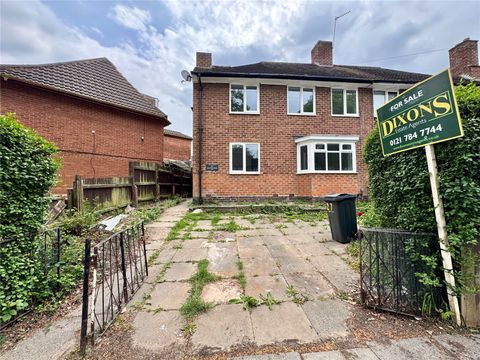 Lea Hall Road, Birmingham, West Midlands B33