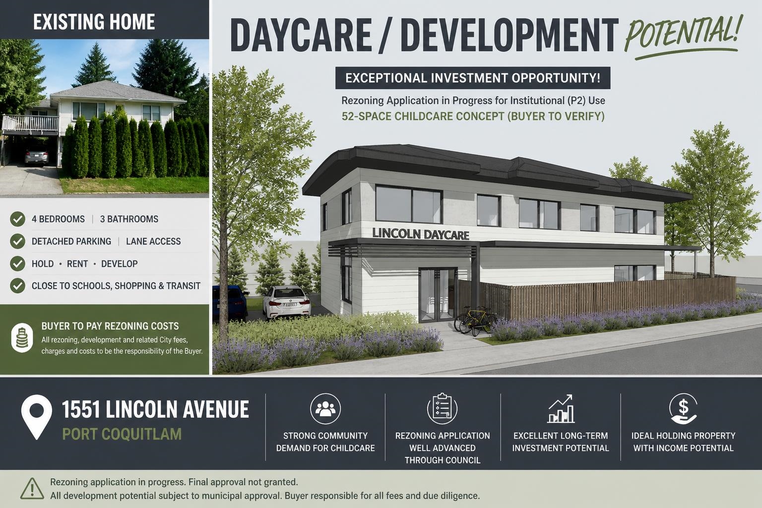 1551 Lincoln Avenue, Port Coquitlam, BC, V3B 2J4