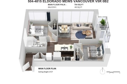 Additional image 8 of 504-4815 Eldorado Mews, Vancouver, BC, V5R 0B2