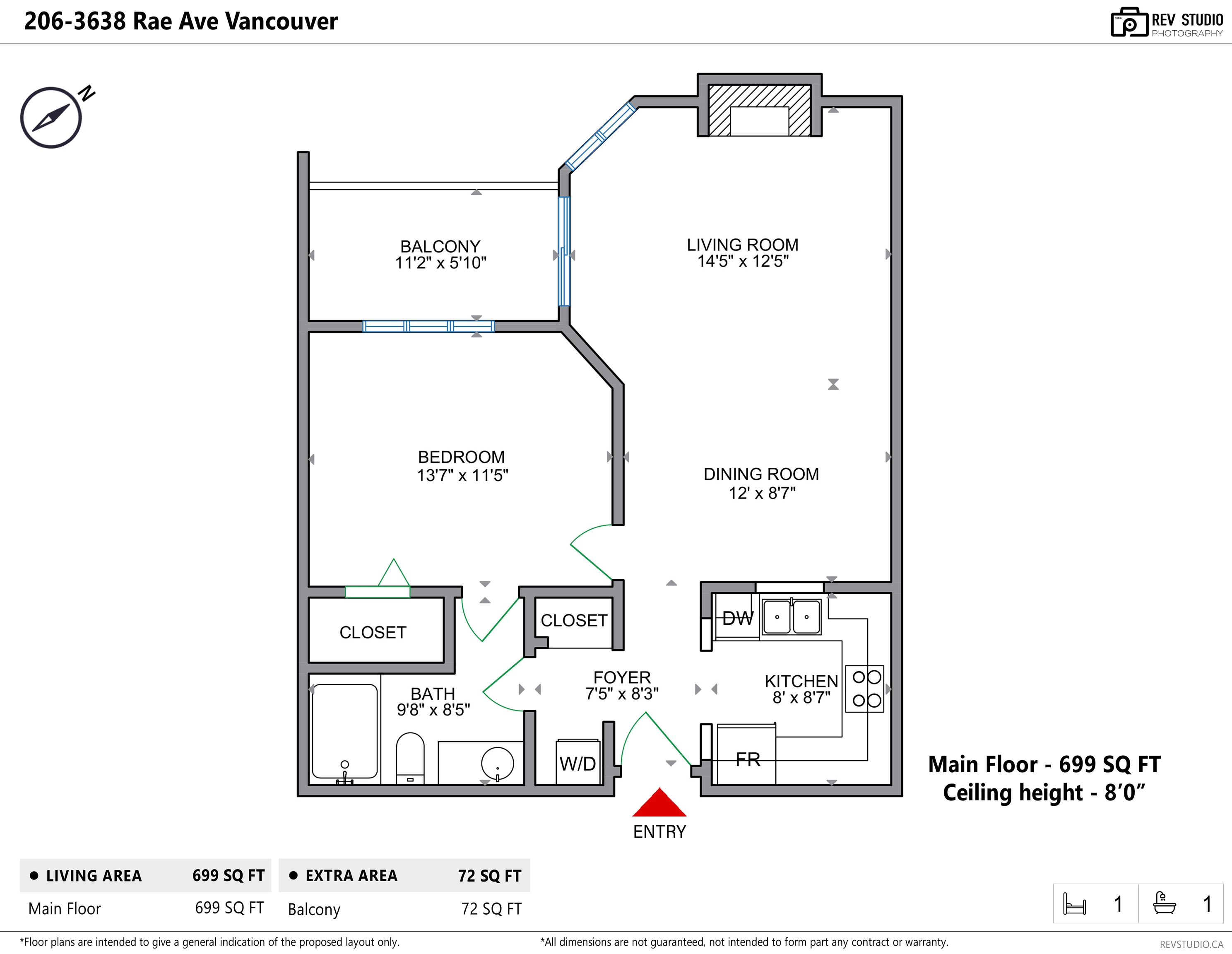 Additional image 2 of 206-3638 Rae Avenue, Vancouver, BC, V5R 2P5