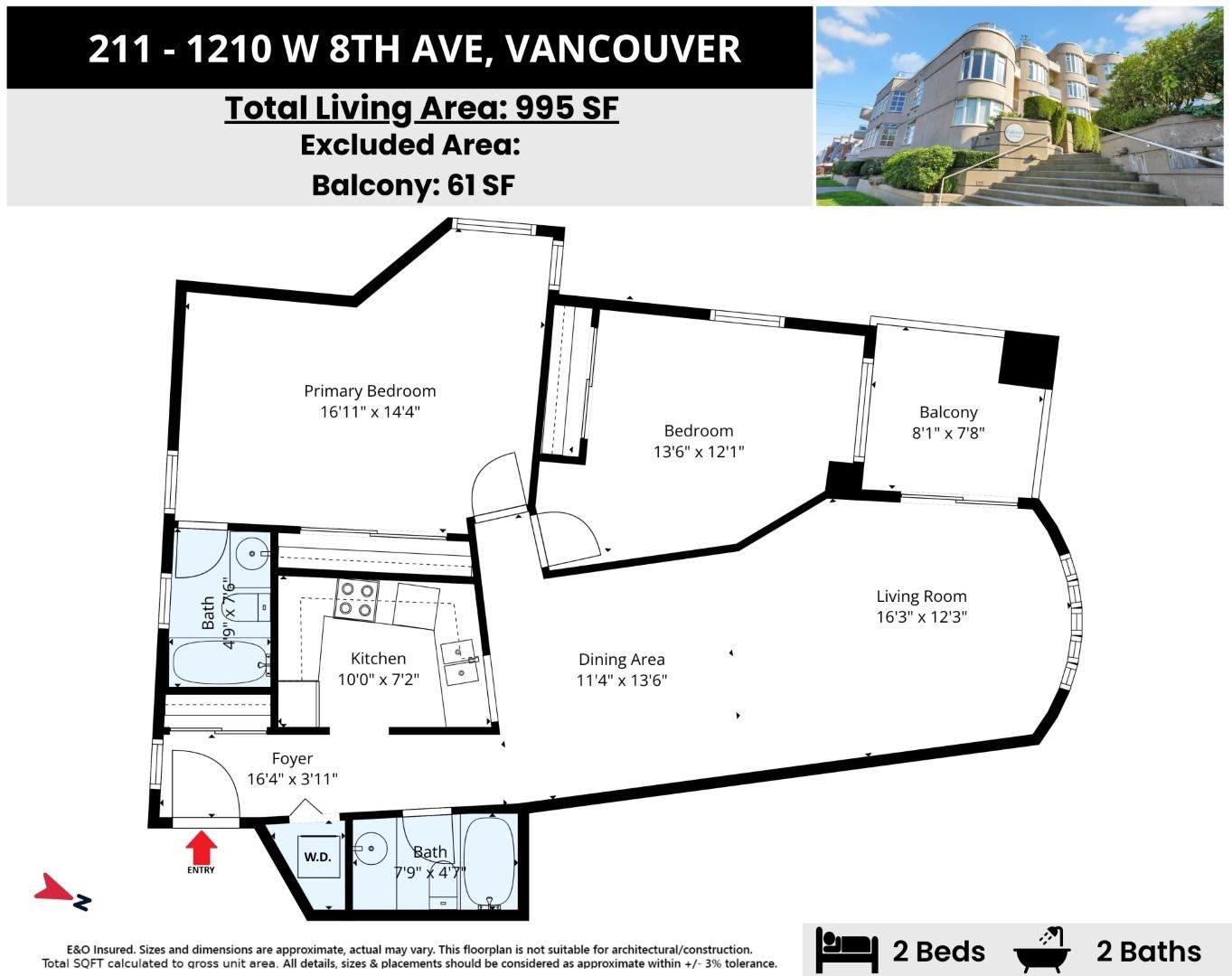 Additional image 2 of 211-1210 8th Avenue W, Vancouver, BC, V6H 3Y9