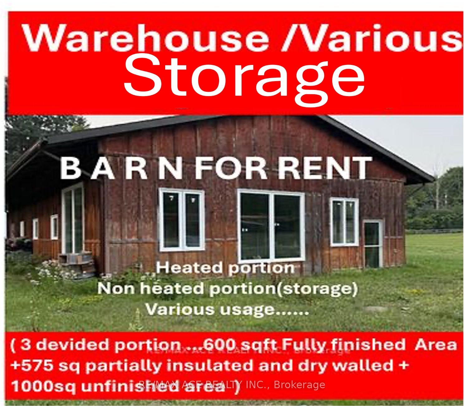 Barn-14902 Kennedy Road, Whitchurch-stouffville, ON, L4A 4B7