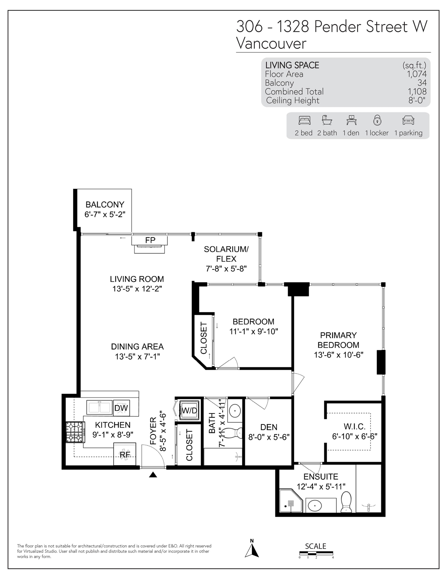 Additional image 5 of 306-1328 Pender Street W, Vancouver, BC, V6E 4T1