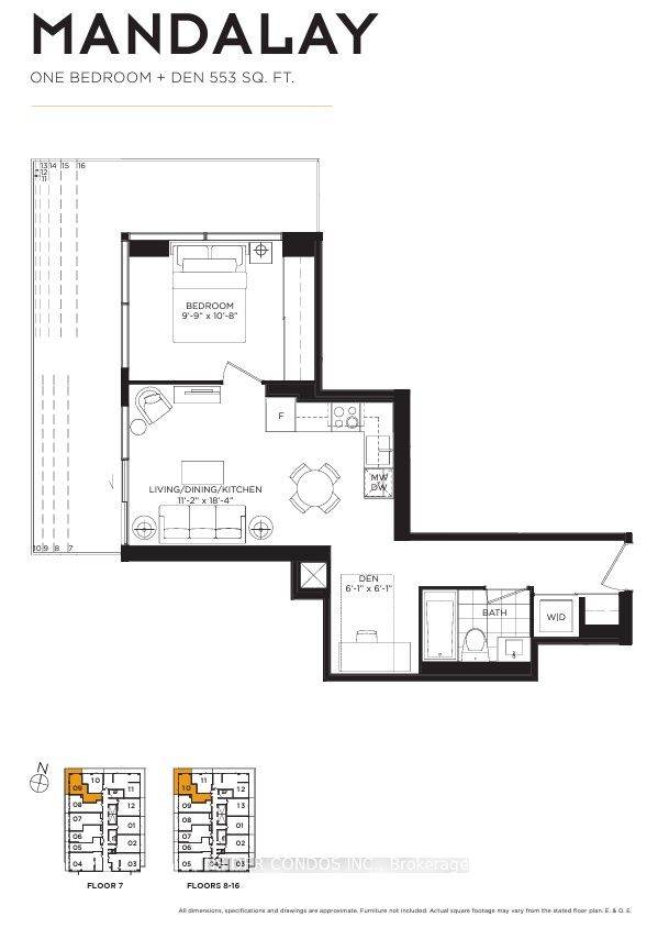 Additional image 3 of 1412-7950 Bathurst Street, Vaughan, ON, L4K 0L4
