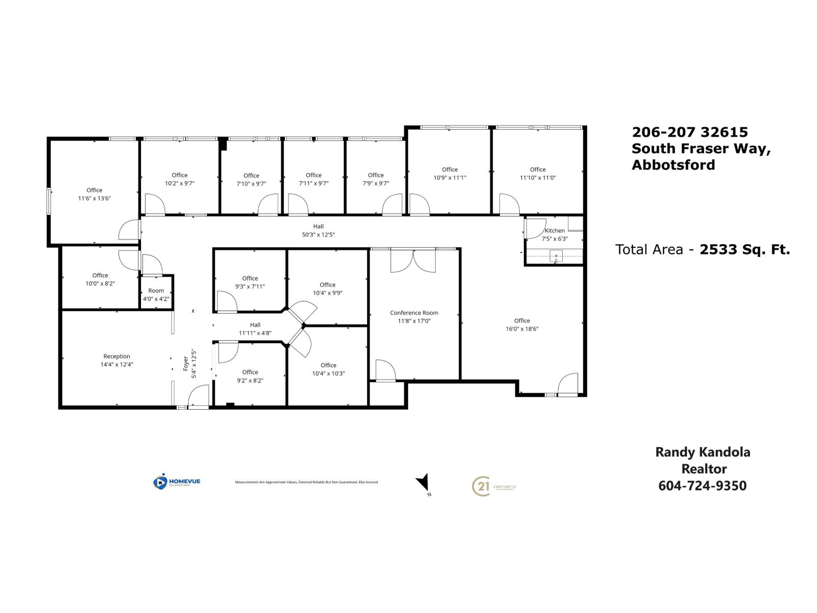 206&207-32615 South Fraser Way, Abbotsford, BC, V2T1X8