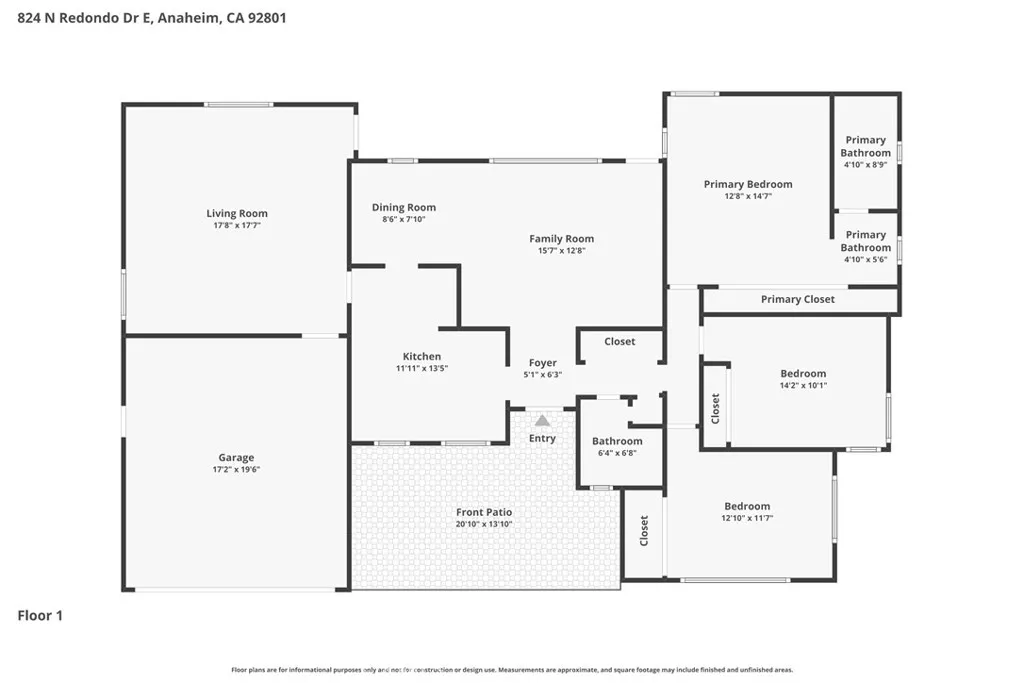 824 N Redondo E Dr E, Anaheim, CA 92801