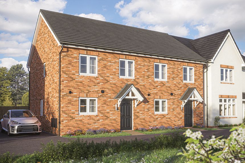 3 bed end terrace house for sale"Rowan" at Heol Gwyndaf, Undy NP26