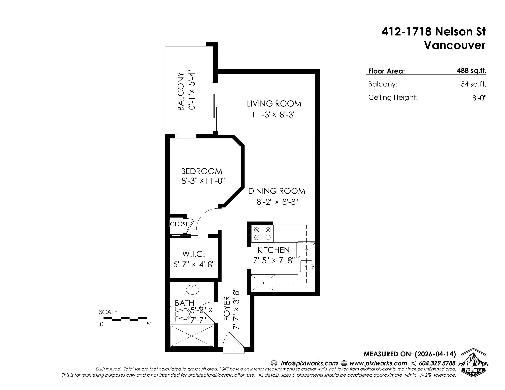 Additional image 2 of 412-1718 Nelson Street, Vancouver, BC, V6G 1M8