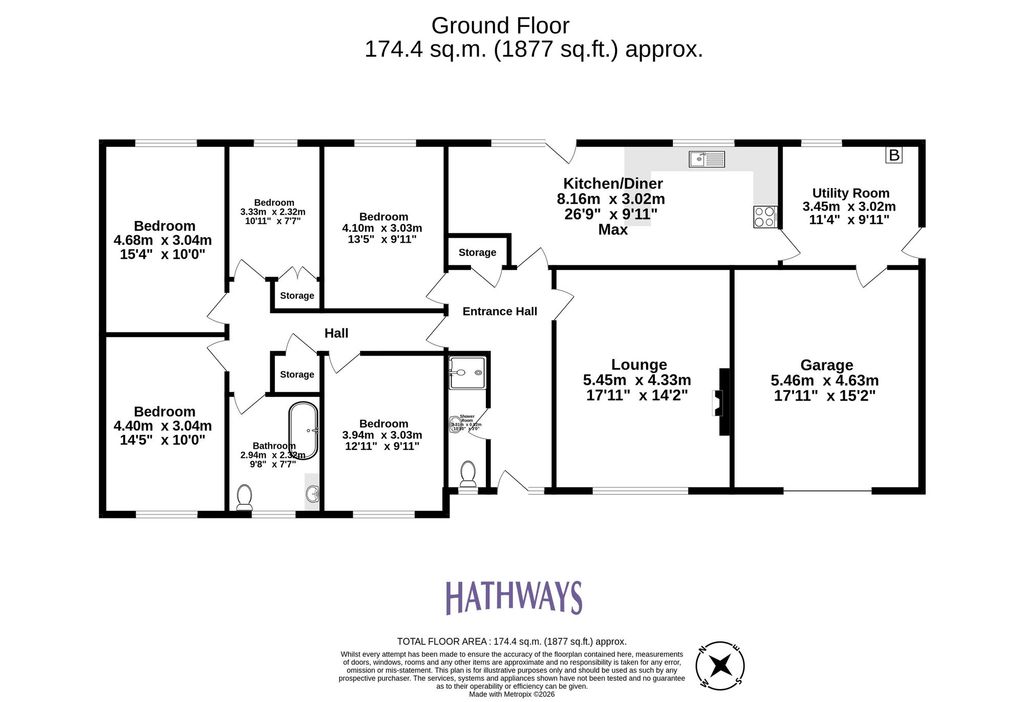 Additional image 2 of 5 bed detached bungalow for saleCae Capel, Great Oak, Usk NP15