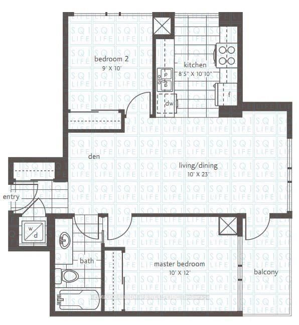 Additional image 2 of 3408-4065 Brickstone Mews, Mississauga, ON, L5B 0G3