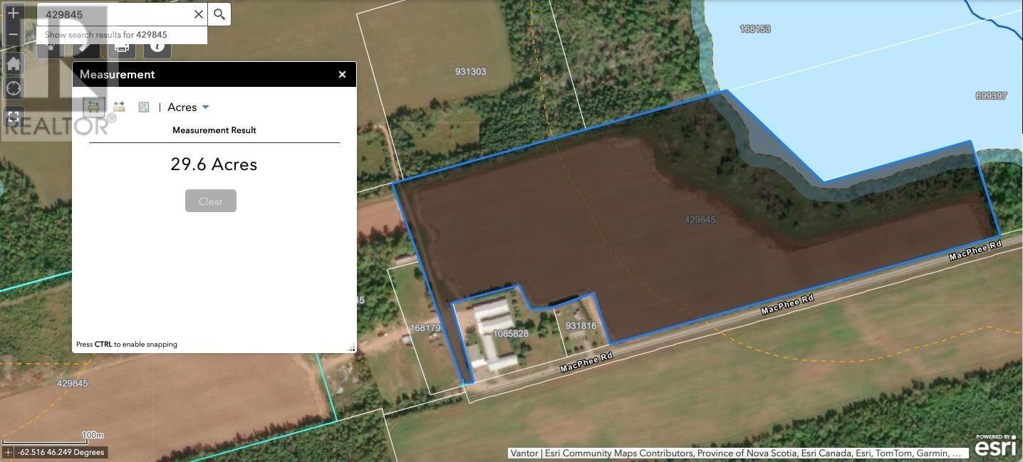 ACREAGE MACPHEE Road