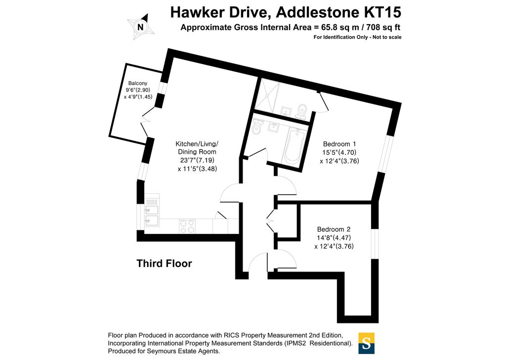 Additional image 22 of 2 bed flat for saleHawker Drive, Addlestone, Surrey KT15