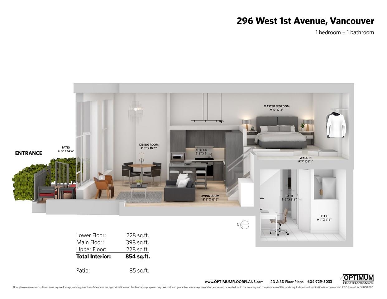 Additional image 2 of 296 1st Avenue W, Vancouver, BC, V5Y 3T2