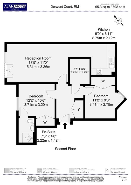 Additional image 16 of 2 bed flat for saleDerwent Court, Riverside Close, Romford RM1