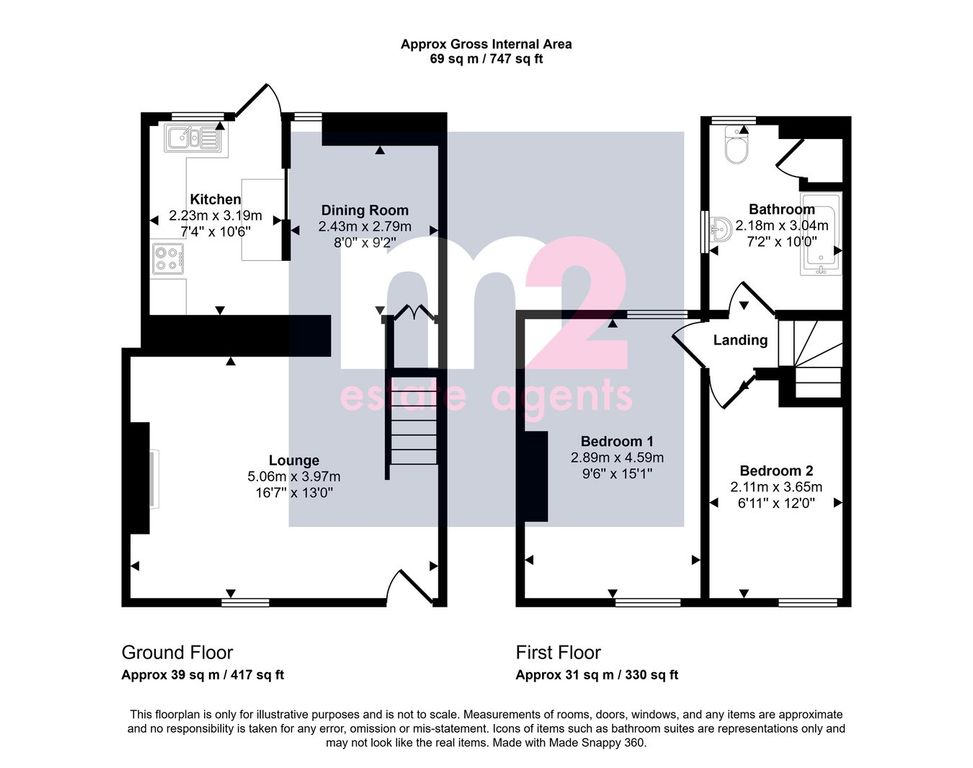 Additional image 2 of 2 bed terraced house for saleFord Street, Newport NP20