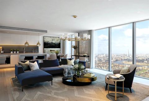Landmark Pinnacle, Canary Wharf E14, Studio for sale