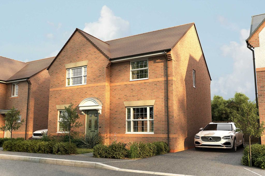 4 bed detached house for sale"The Lullingstone" at Nottingham Road, Ashby-De-La-Zouch LE65