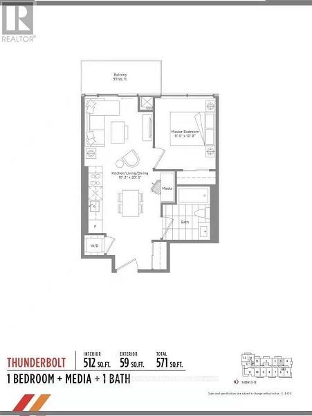 Additional image 2 of 1103-10 De Boers Drive, Toronto, ON, M3J 0L6