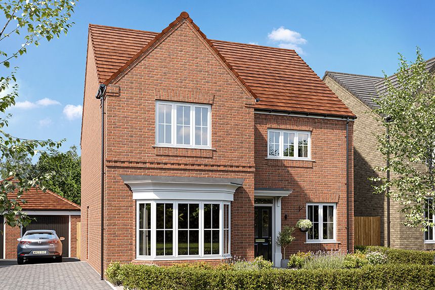 4 bed detached house for sale"The Mulberry" at Osier Way, Buckingham MK18