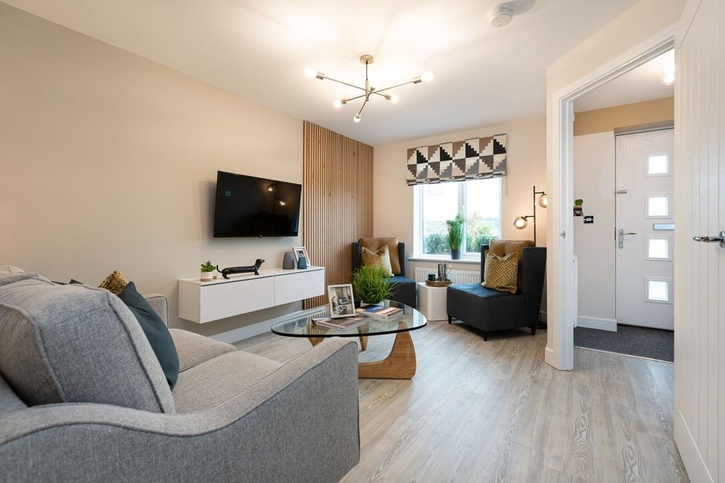 3 bed semi-detached house for sale"The Braxton - Plot 354" at Wellington Place, Airfield Road, Market Harborough, Leicester LE16