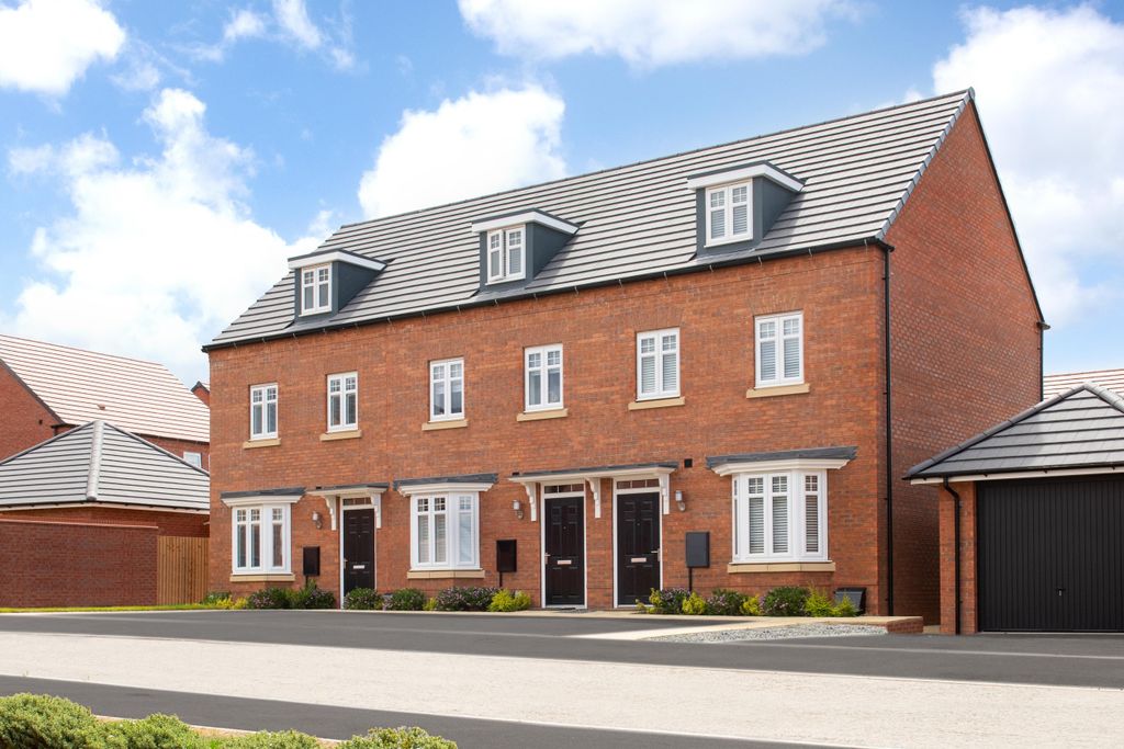 3 bed terraced house for sale"Kennett" at Barkbythorpe Road, Thorpebury, Barkby, Leicester LE7