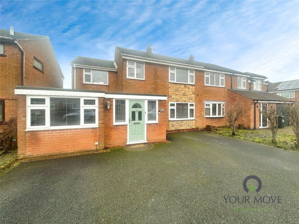 4 bed semi-detached house for saleBritford Avenue, Wigston, Leicestershire LE18