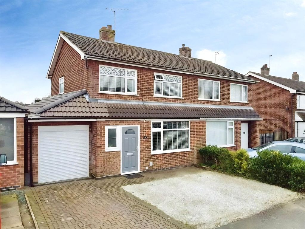 3 bed semi-detached house for saleRoston Drive, Hinckley, Leicestershire LE10