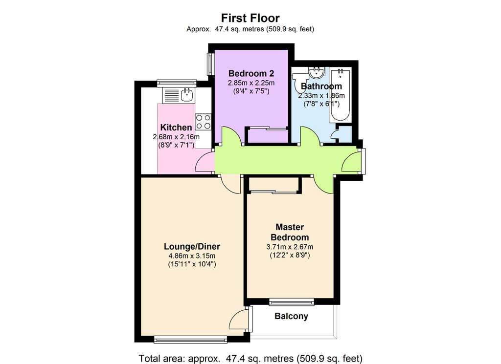 Additional image 10 of 2 bed flat for saleNorthlands Road, Southampton SO15