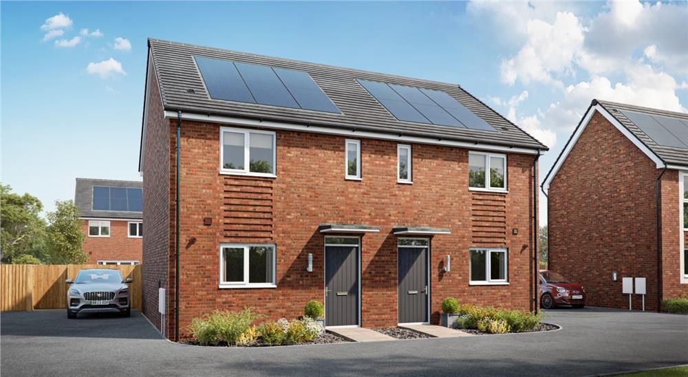 3 bed semi-detached house for sale"The Lansley" at Acacia Lane, Hollyhock Way, Burton-On-Trent DE14