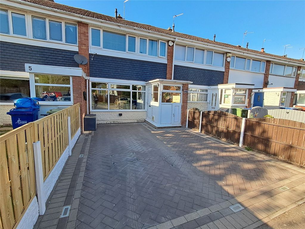 3 bed terraced house for saleCharlemonte Close, Hednesford, Cannock, Staffordshire WS12